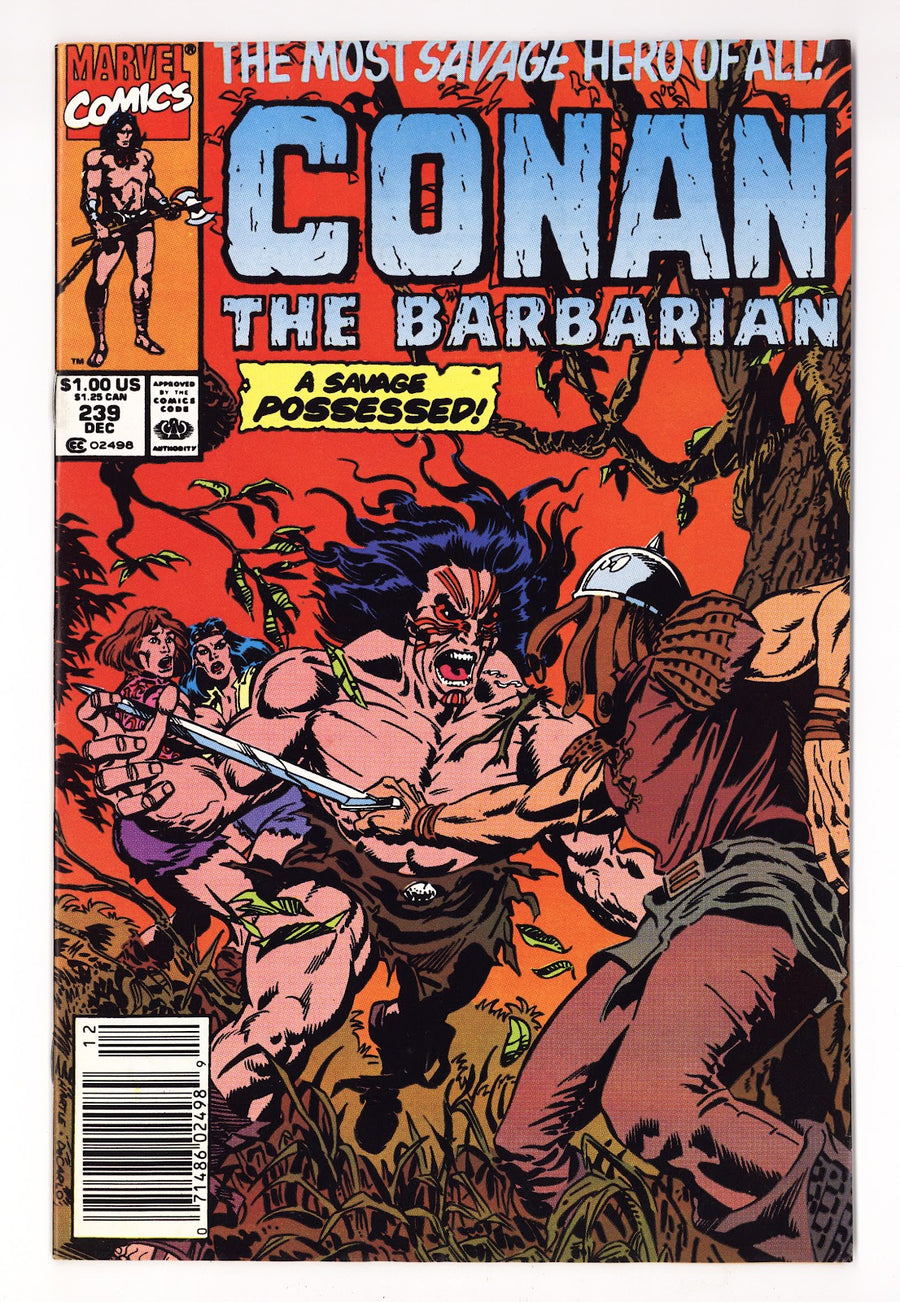 Conan the Barbarian Vol 1 239  Mid Grade   (1990)   Newsstand