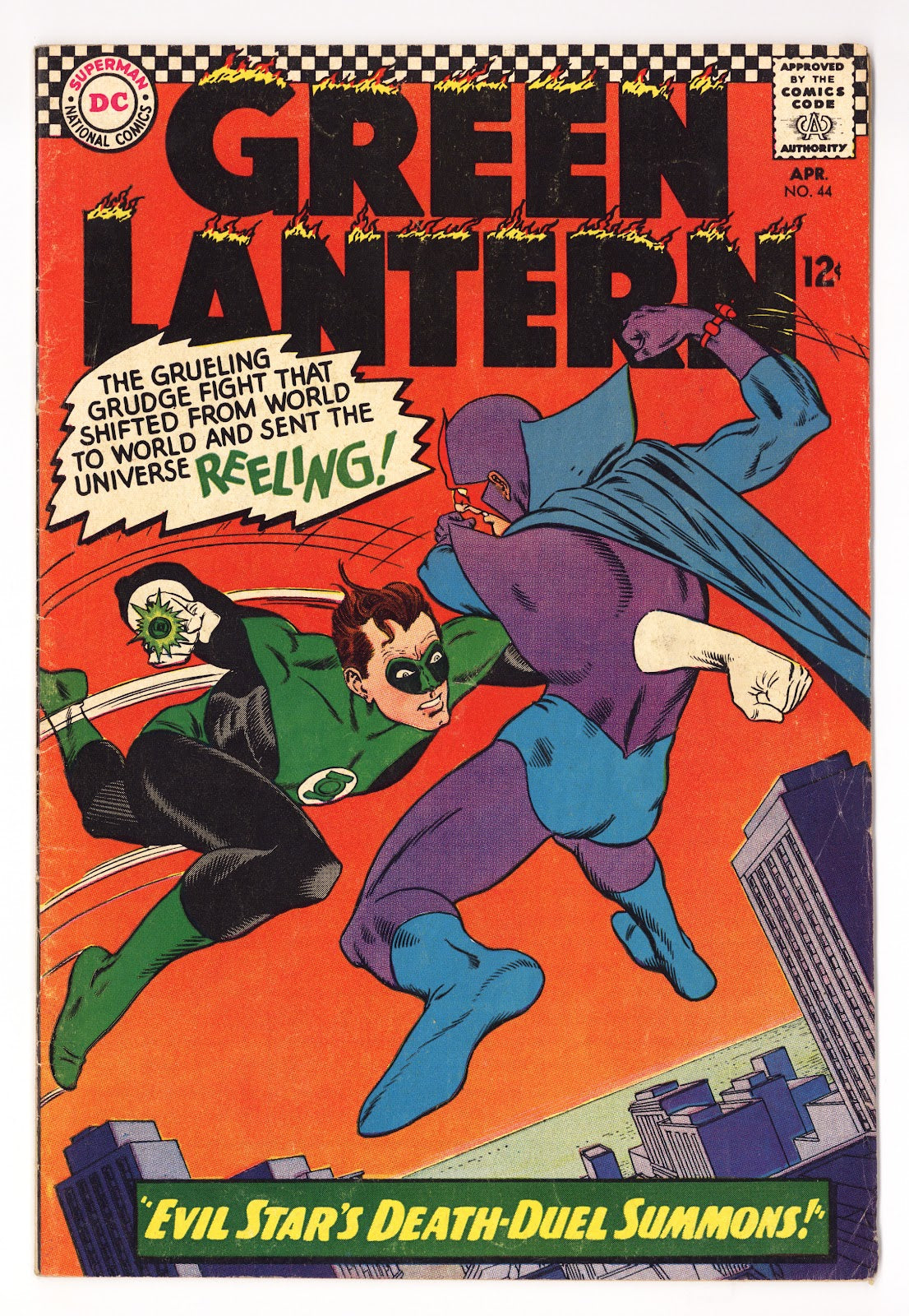 Green Lantern Vol 2 44  VG (4.0)   (1966)     