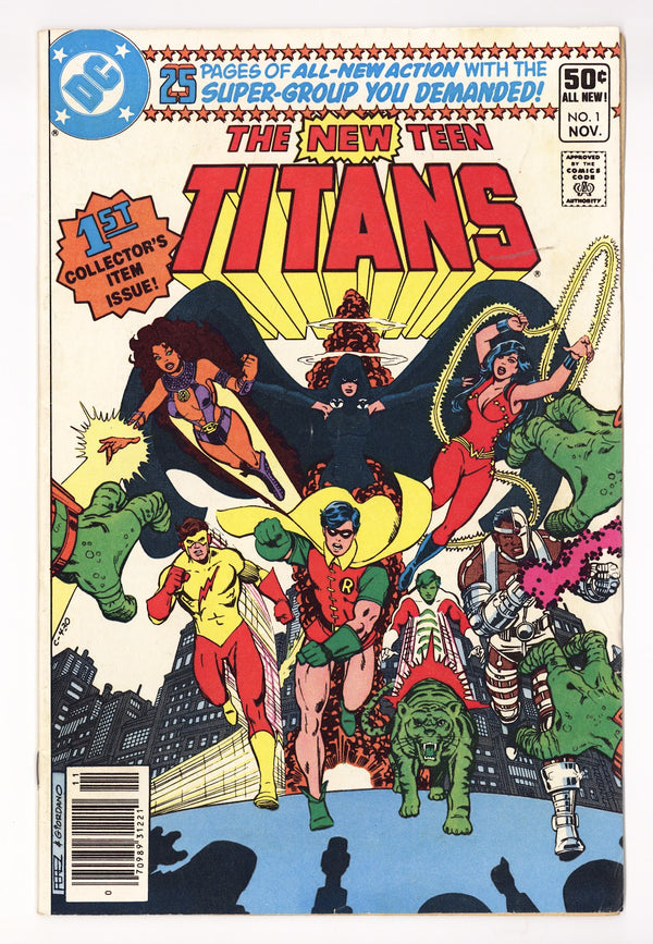 The New Teen Titans Vol 1 1 VG+ (4.5) (1980) Newsstand