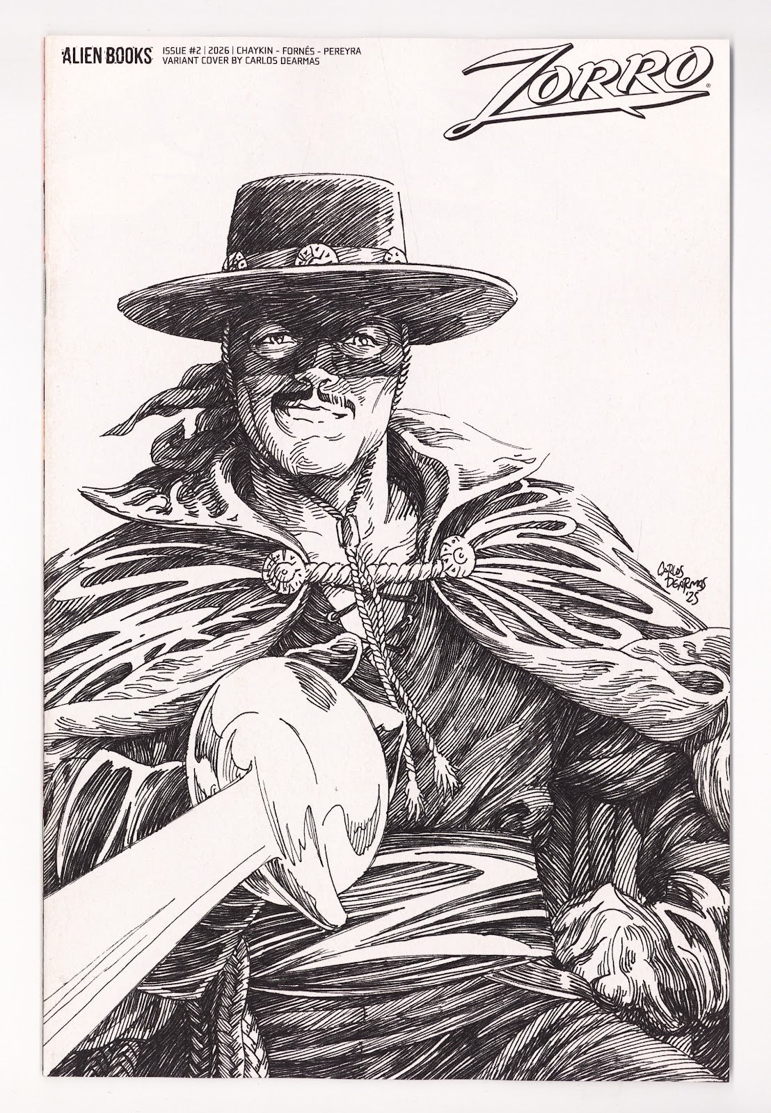 Zorro 2 Dearmas B&W Variant (2026)