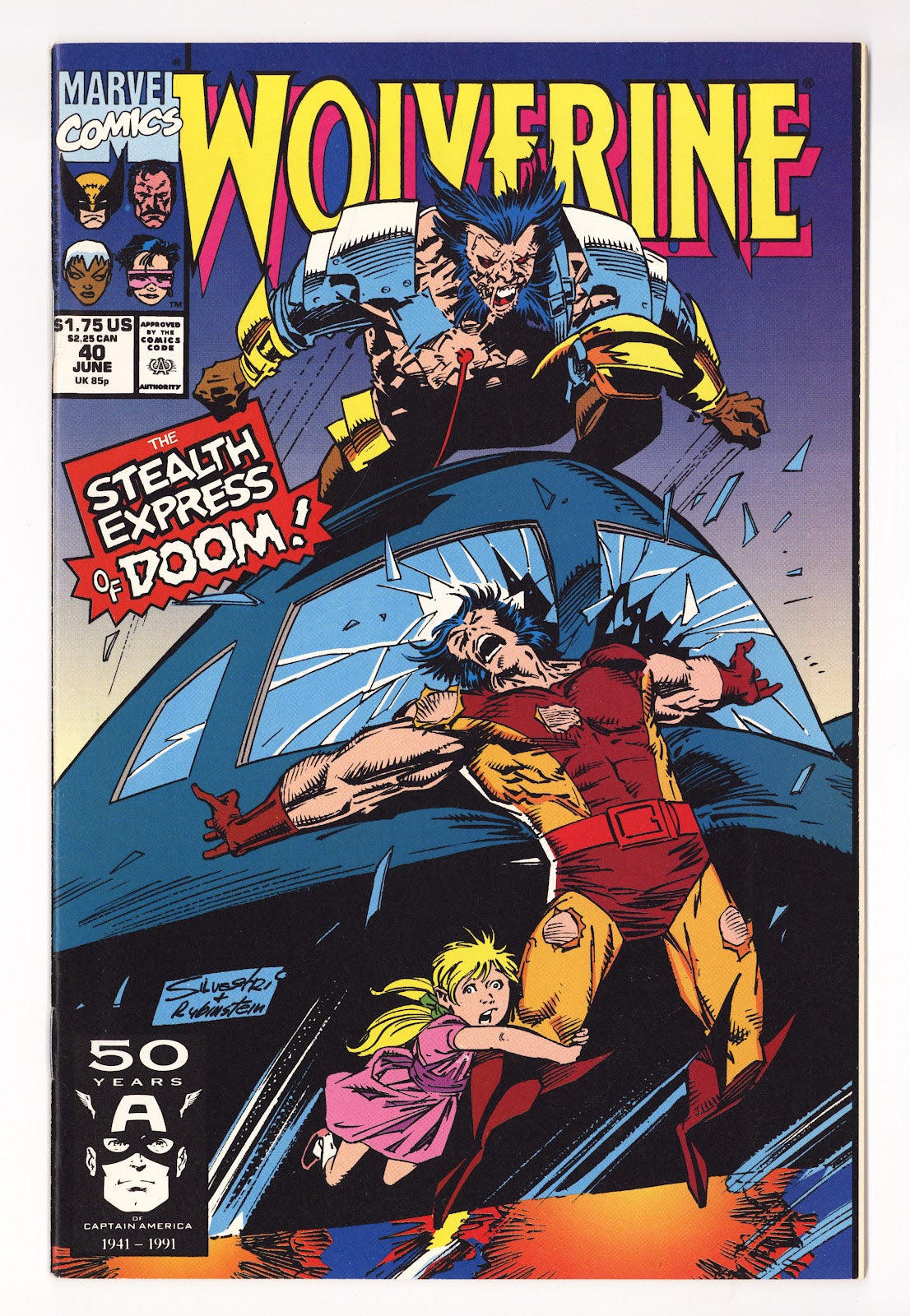 Wolverine Vol 2 39  High Grade   (1991)   Newsstand  