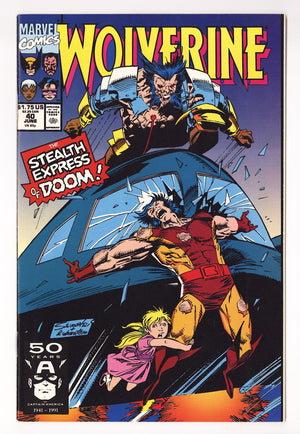 Wolverine Vol 2 39  High Grade   (1991)   Newsstand