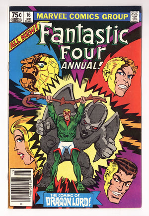 Fantastic Four Annual Vol 1 16 Mid Grade (1981) Newsstand