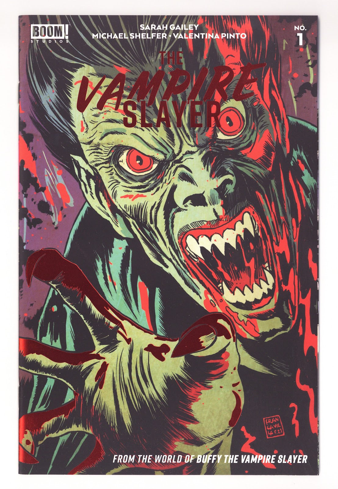 The Vampire Slayer 1 High Grade (2022) Red Foil Variant 