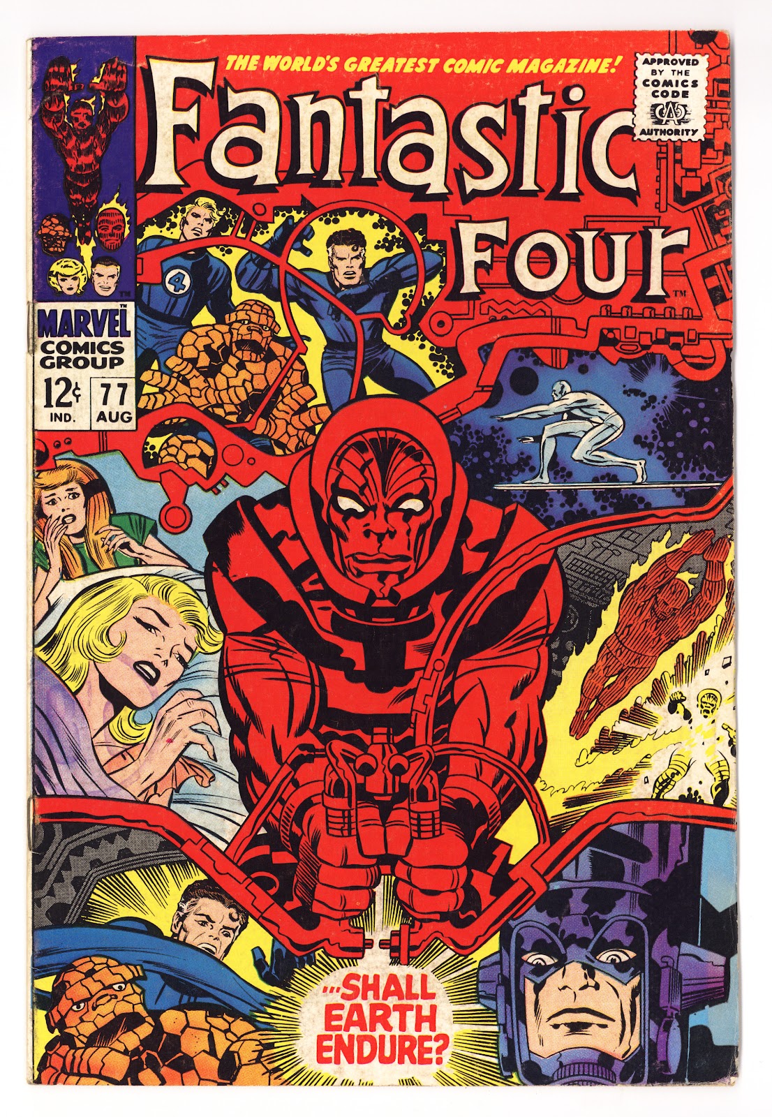 Fantastic Four Vol 1 77  FN- (5.5)   (1968)