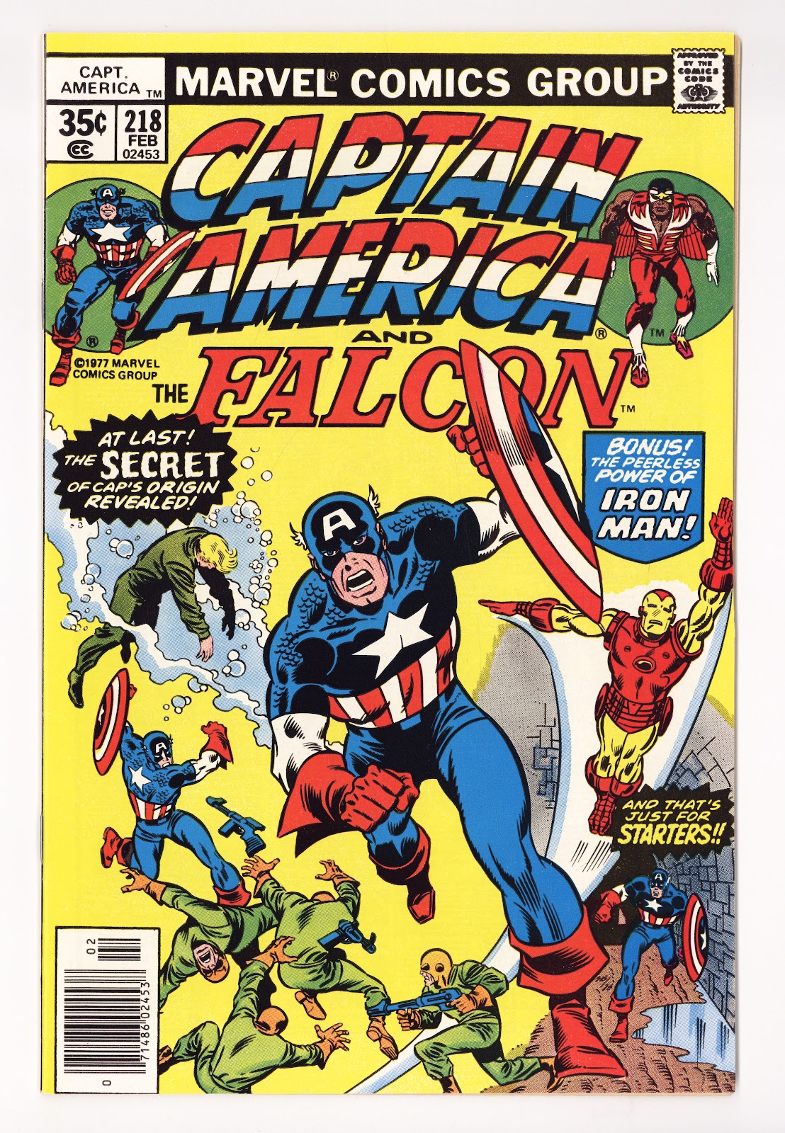 Captain America Vol 1 218 Mid Grade (1978) 