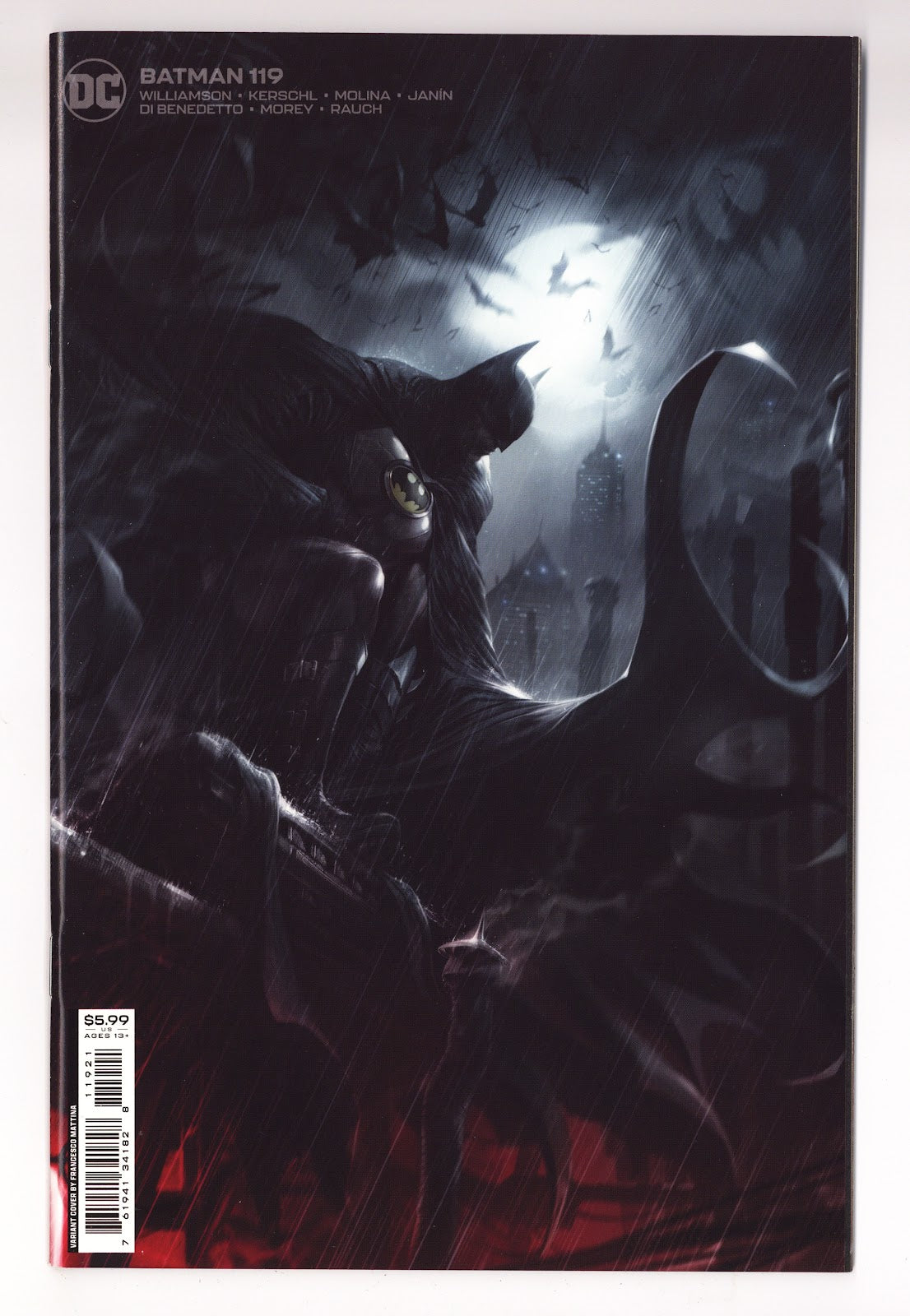 Batman Vol 3 119 High Grade (2022) Mattina Variant 