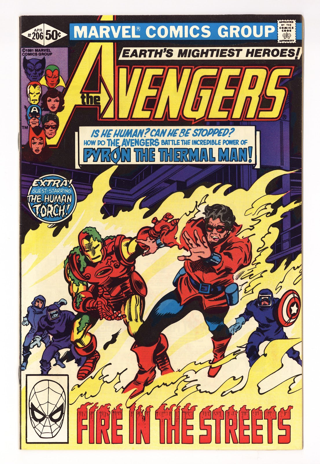 The Avengers Vol 1 206  Mid Grade   (1981)     