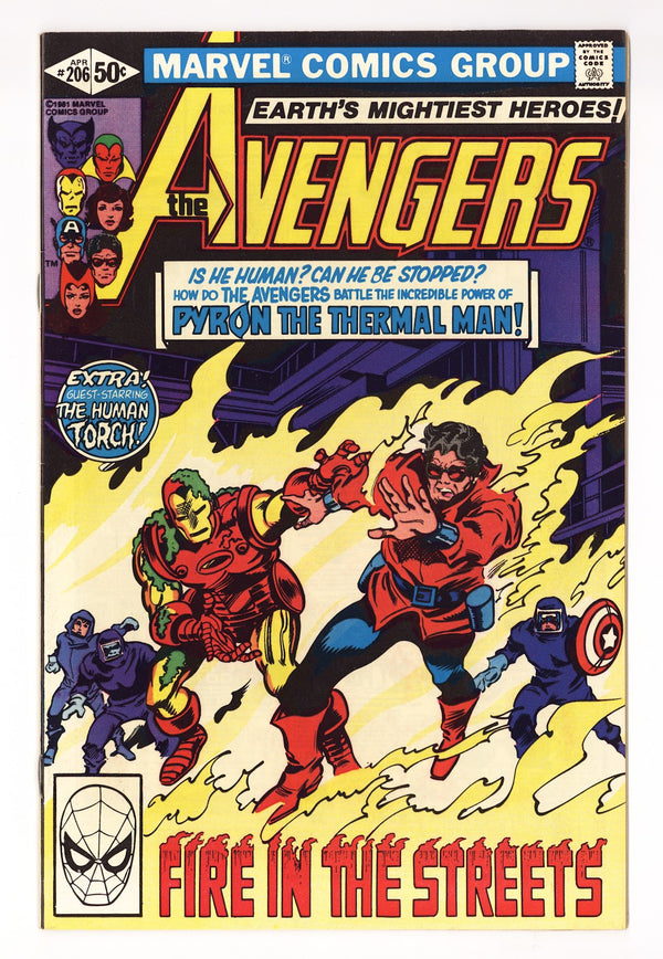 The Avengers Vol 1 206  Mid Grade   (1981)