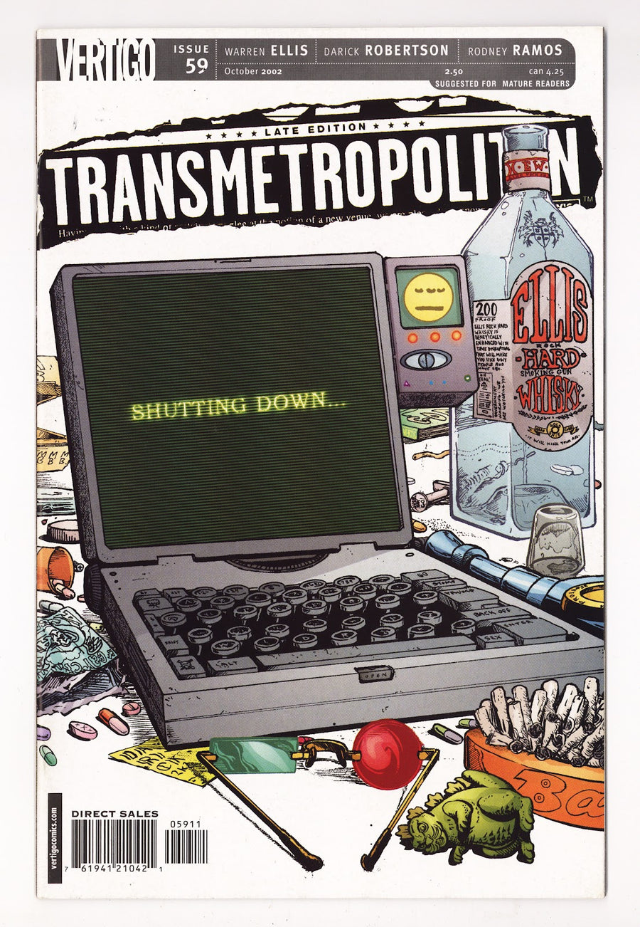 Transmetropolitan   58  High Grade   (2002)