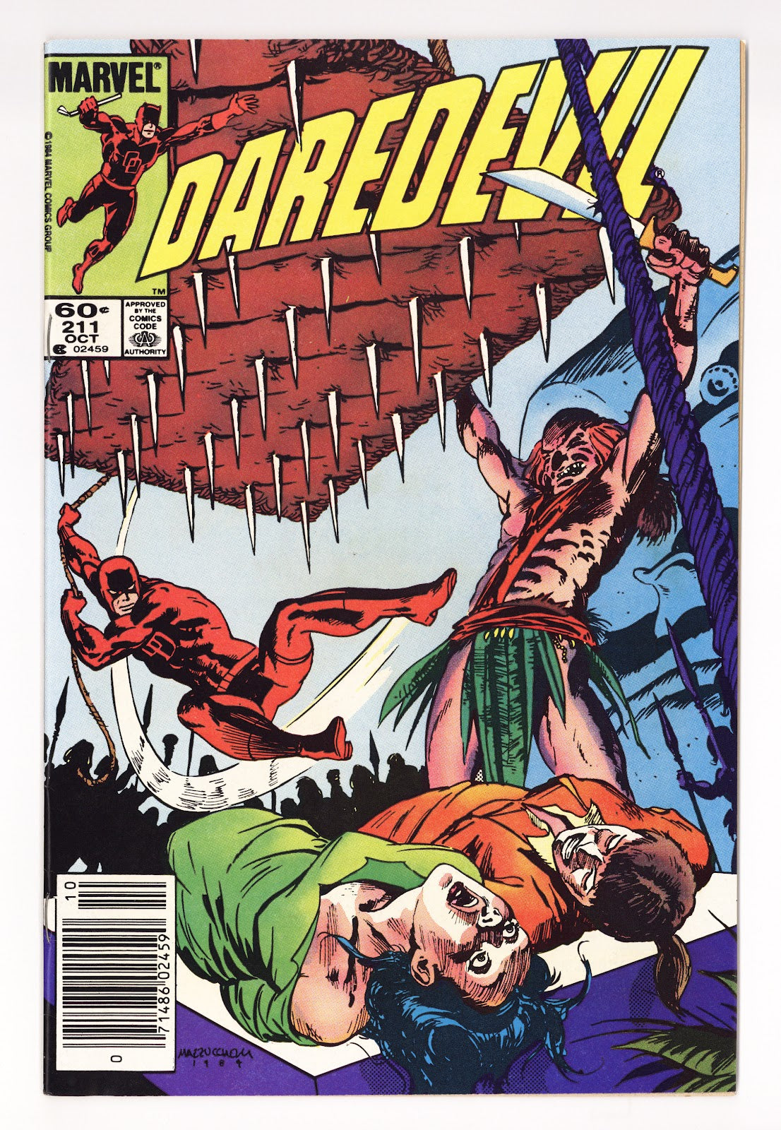 Daredevil Vol 1 211  High Grade   (1984)   Newsstand  