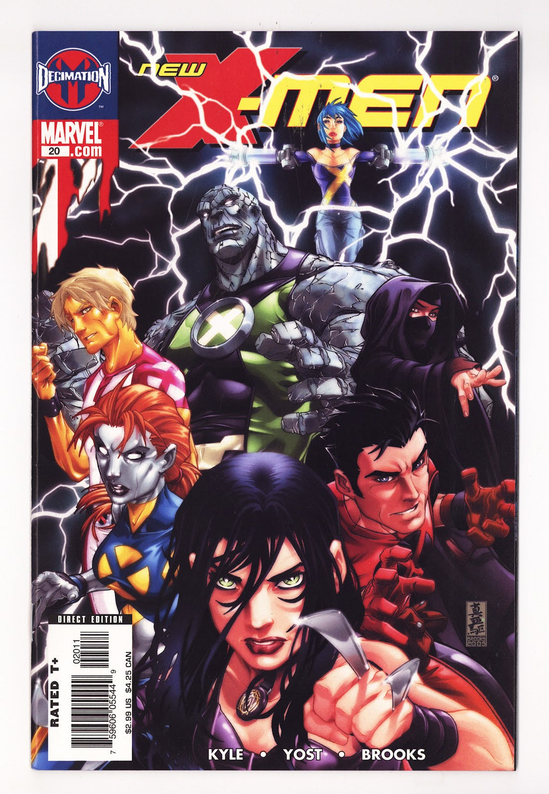 New X-Men 20 High Grade (2006) Cover A direct 