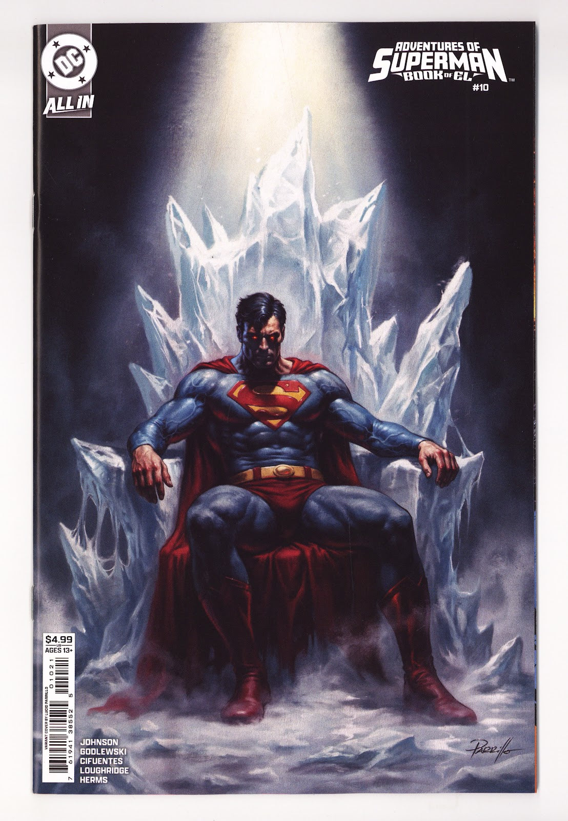 Adventures Of Superman Book Of El 10 Parrillo Variant (2026)