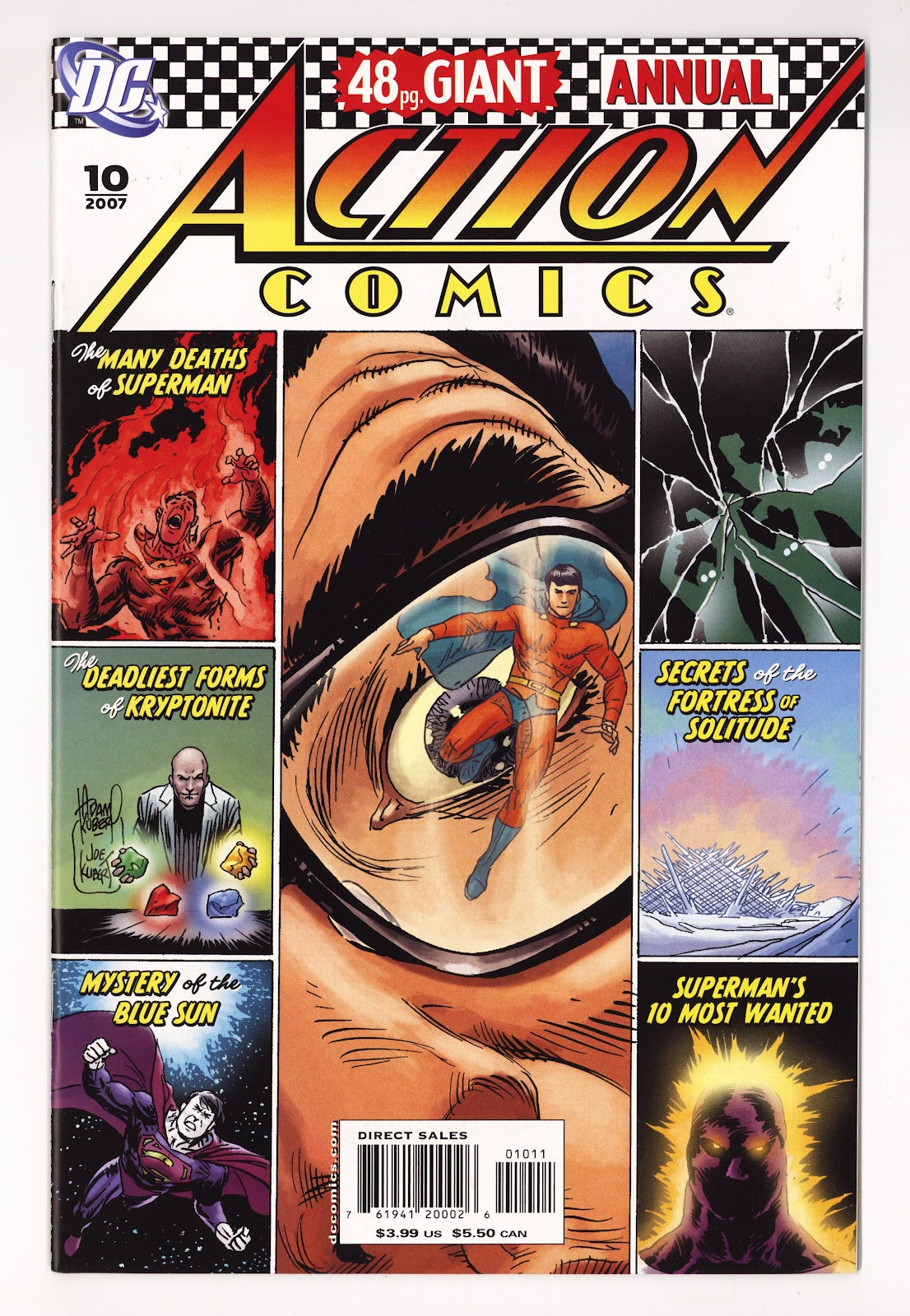 Action Comics Annual Vol 1 10 High Grade (2007) Adam Kubert / Joe Kubert Cover 