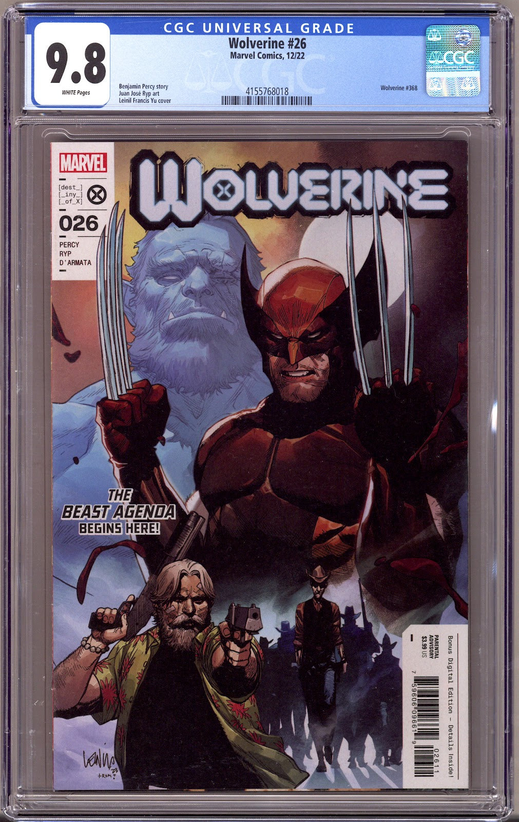 Wolverine Vol 7 26 CGC 9.8 (NM/M) (2022) 