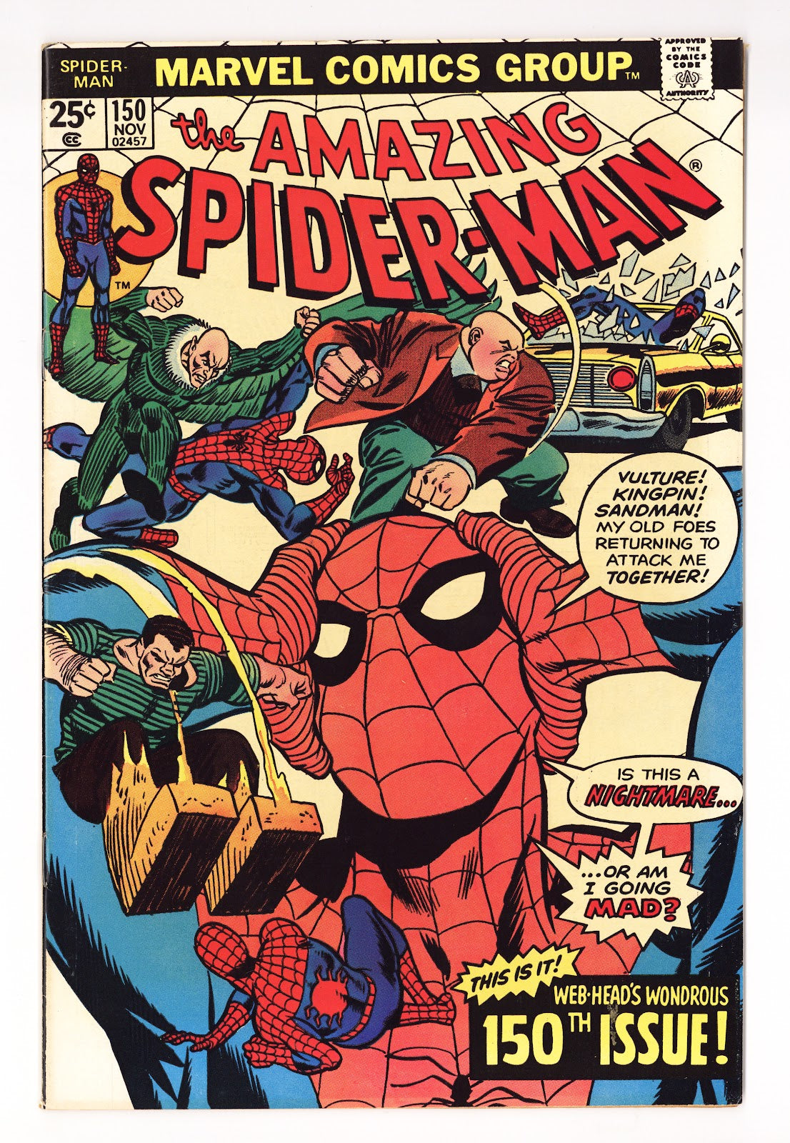 The Amazing Spider-Man Vol 1 150 VF (8.0) (1975) 