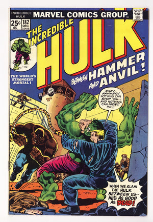 The Incredible Hulk Vol 1 182 FN/VF (7.0) (1974)