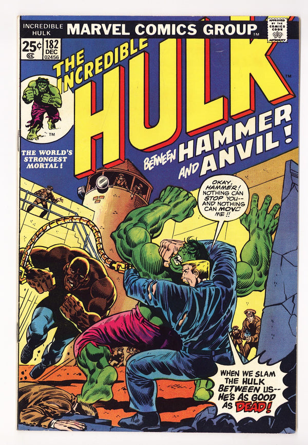 The Incredible Hulk Vol 1 182 FN/VF (7.0) (1974)