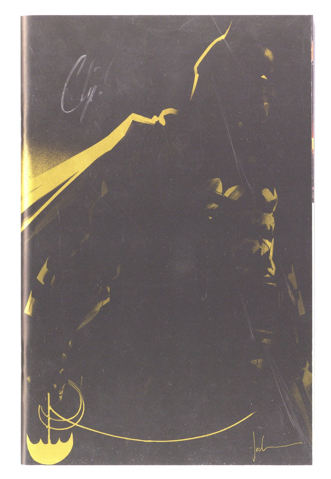 Batman Vol 3 129 NM- (9.2) (2023) Jock Gold Foil Virgin Incentive Variant Signed x1 Cover Chip Zdarsky 