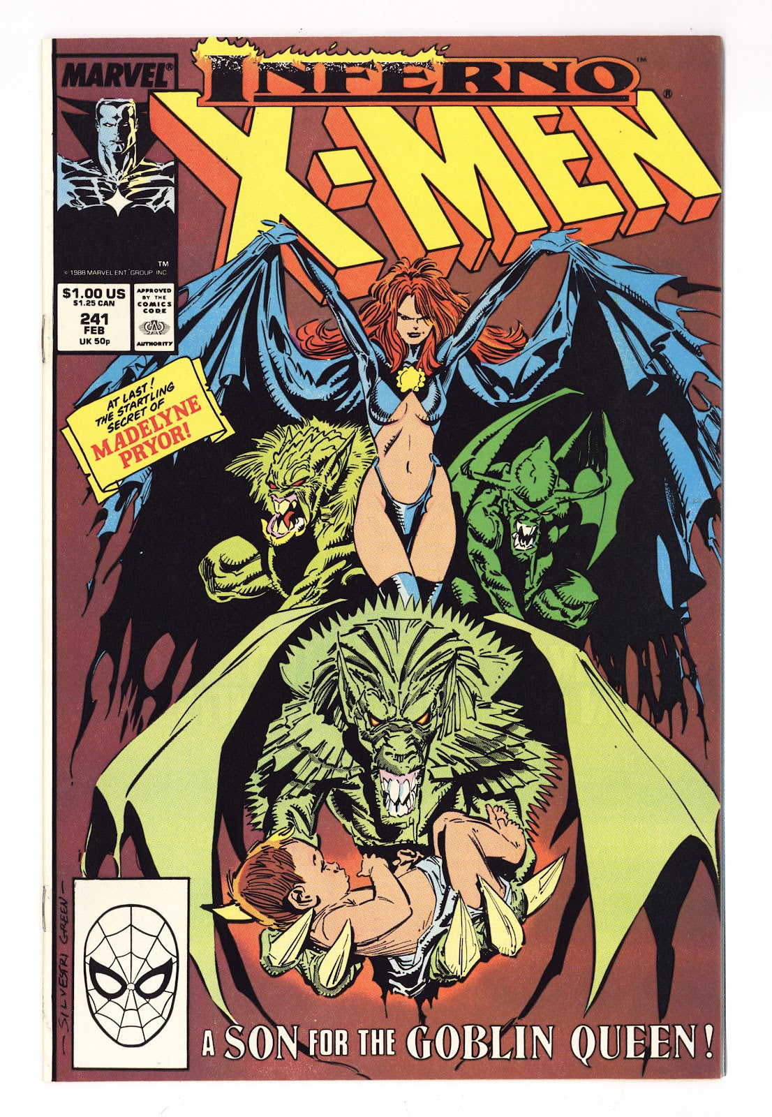 The Uncanny X-Men Vol 1 241  VF (8.0)   (1989)
