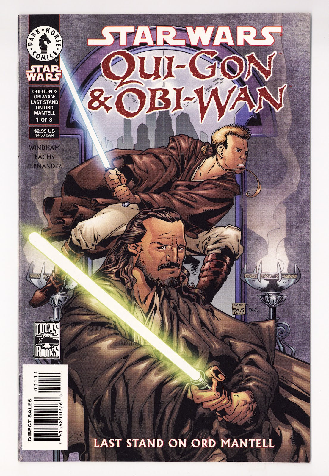 Star Wars: Qui-Gon & Obi-Wan: Last Stand on Ord Mantell   1  Mid Grade   (2000)