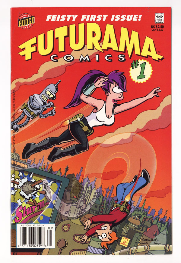 Bongo Comics Presents Futurama Comics   1  VF+ (8.5)   (2000)   Newsstand