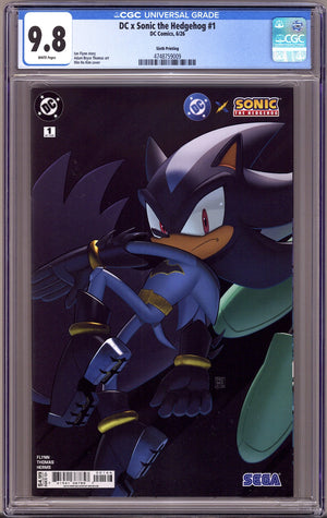 DC x Sonic the Hedgehog 1 CGC 9.8 (NM/M) (2026) Kim Connecting 6th Print