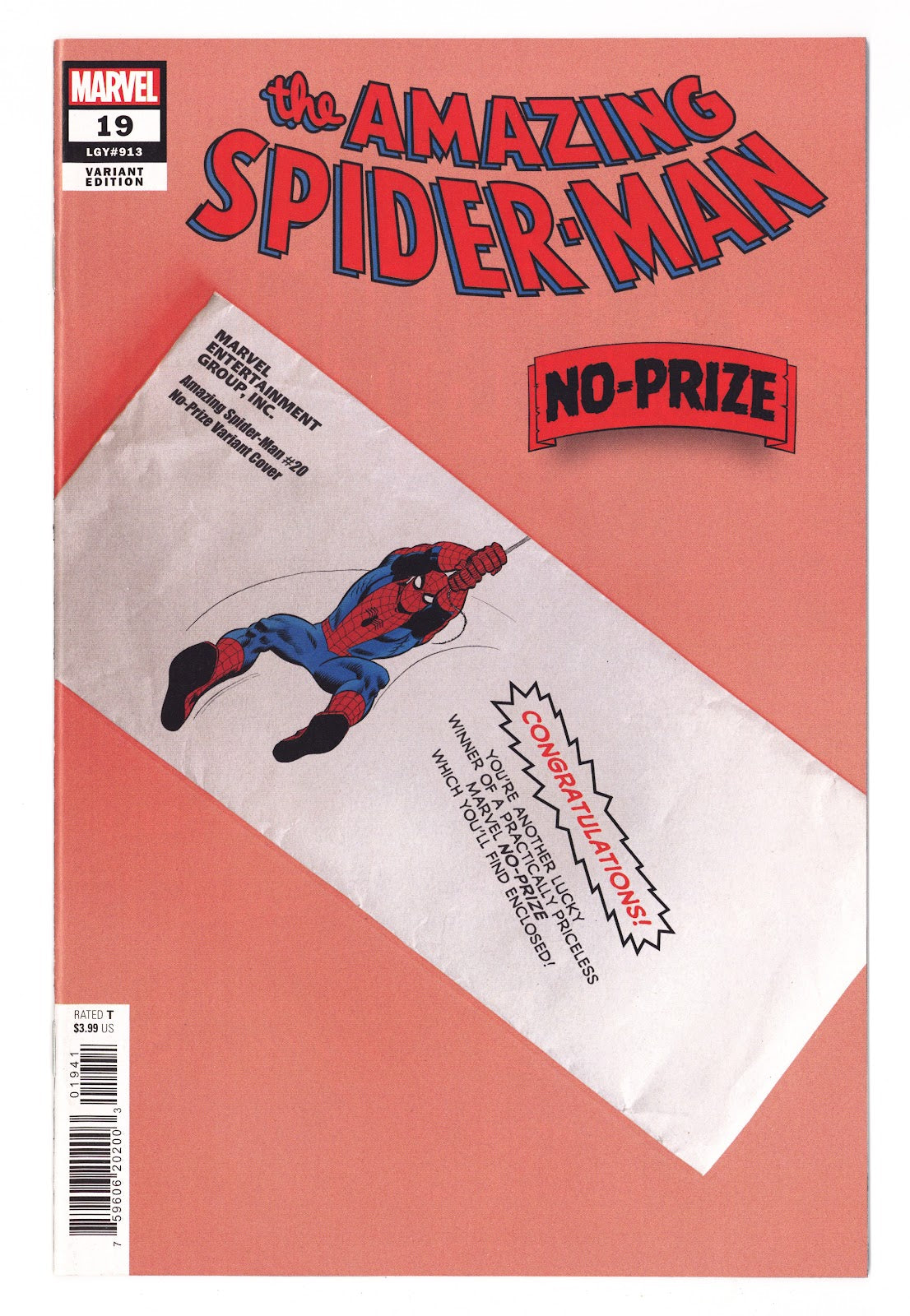 The Amazing Spider-Man Vol 6 19 (913) High Grade (2023) Prize Variant 