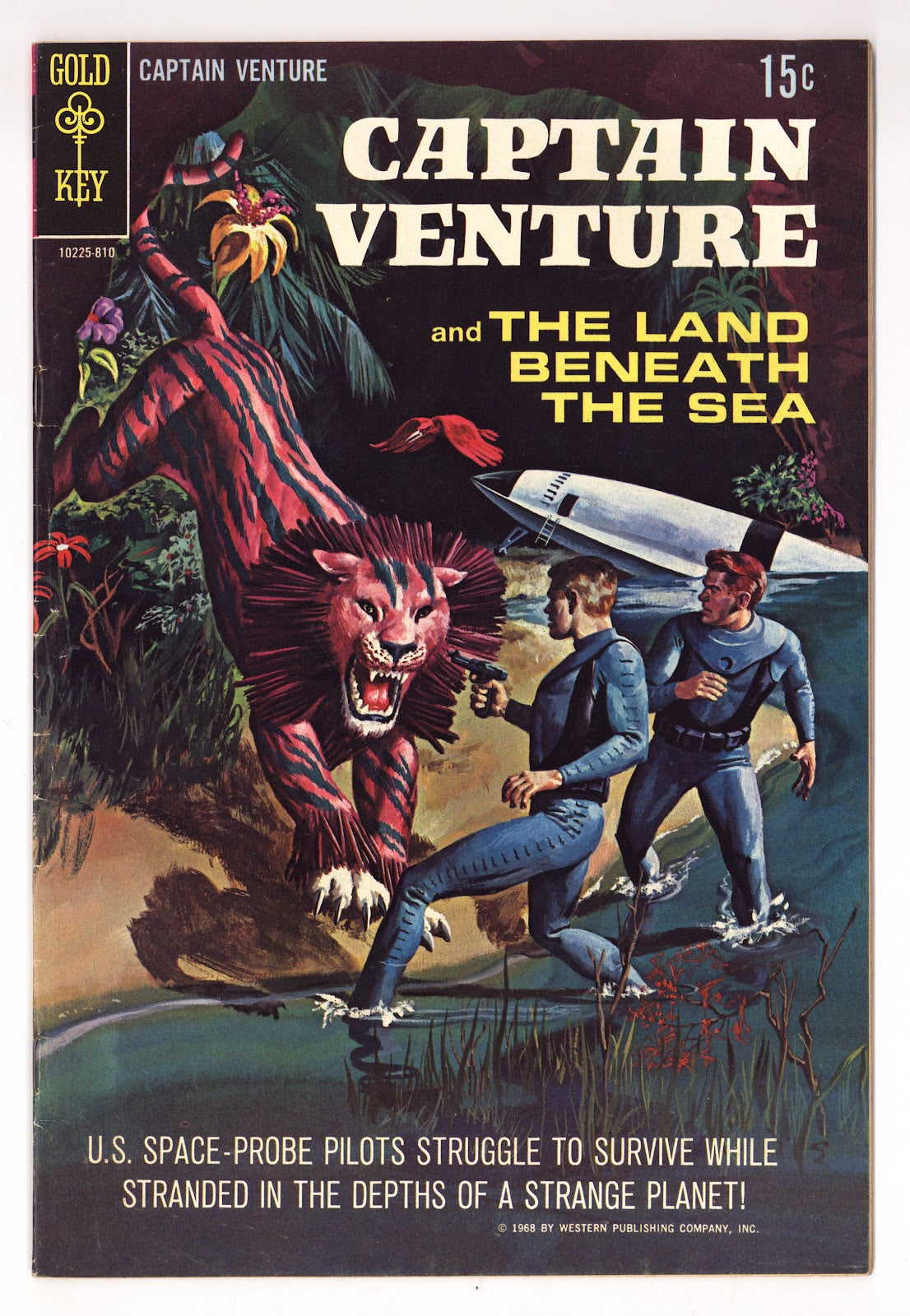 Captain Venture and the Land Beneath the Sea   1  Mid Grade   (1968)     