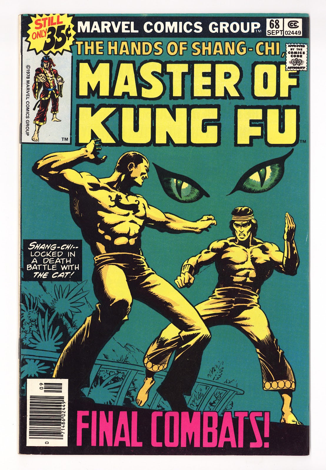 Master of Kung Fu Vol 1 68  Mid Grade   (1978)   Regular  
