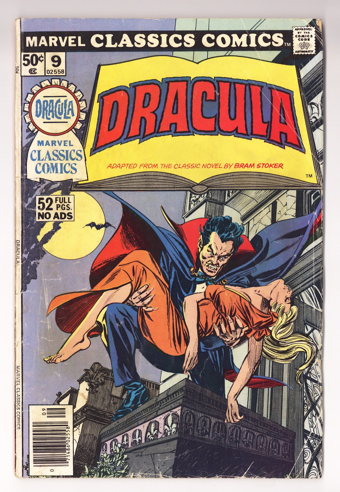 Marvel Classics Comics   9  Low Grade   (1976)     