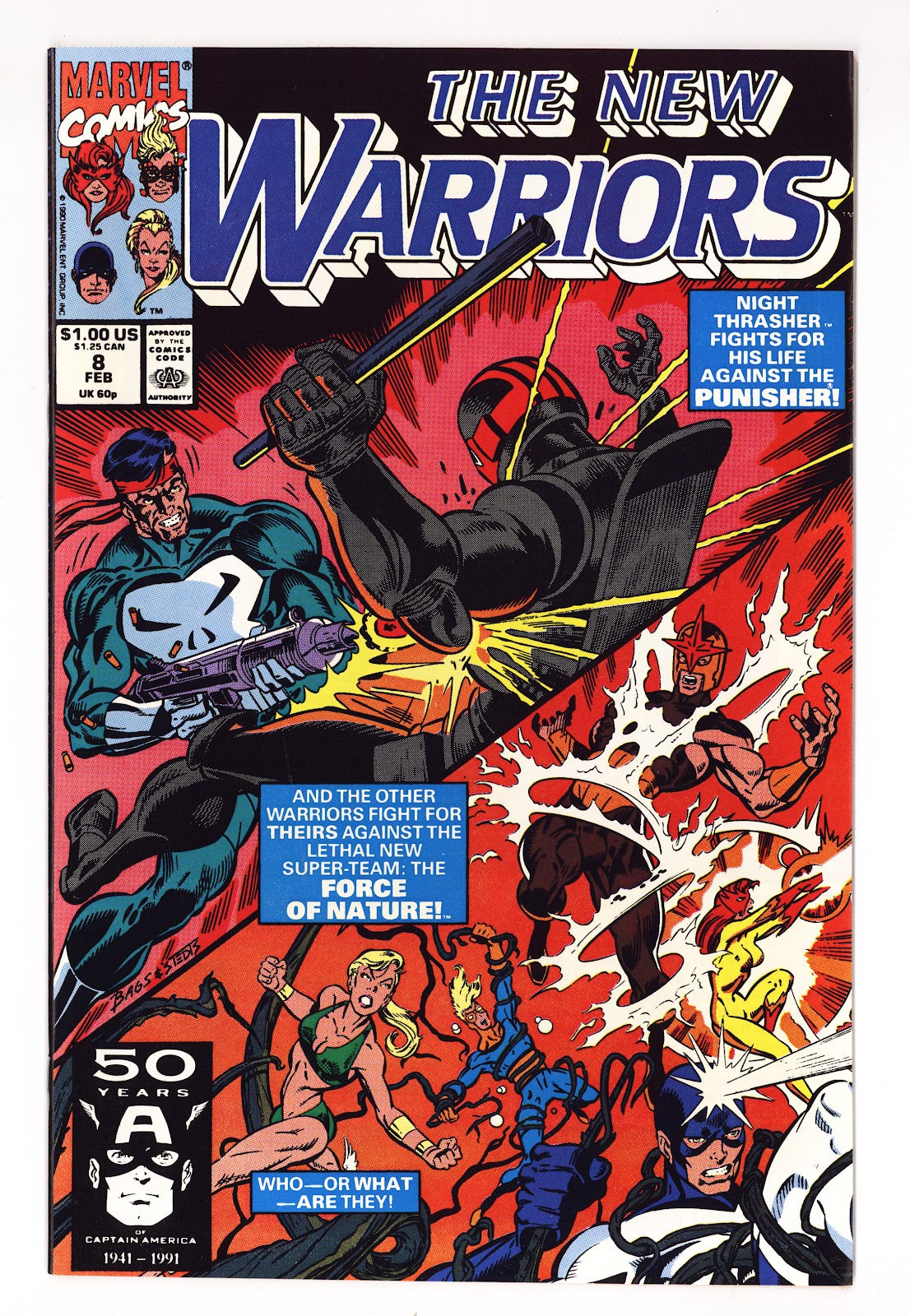 The New Warriors Vol 1 8 High Grade (1991) 