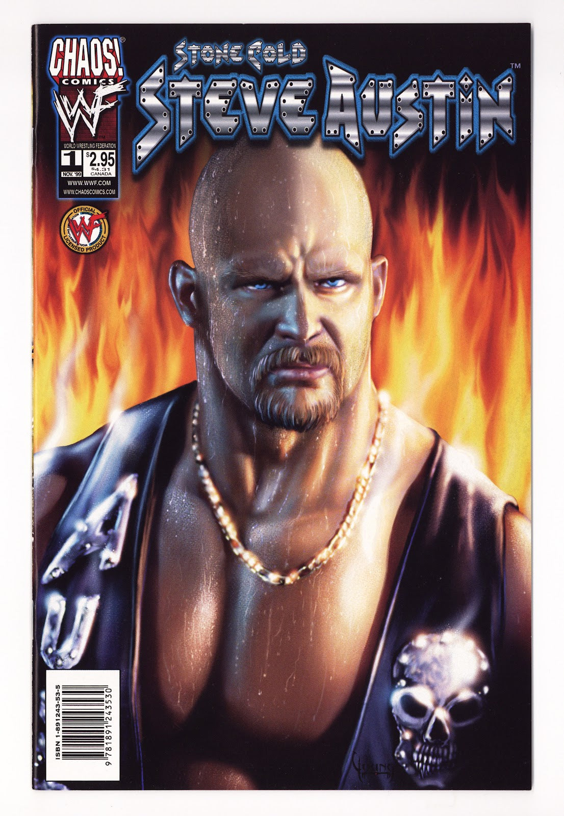 Stone Cold Steve Austin   1  High Grade   (1999) Young   Variant  
