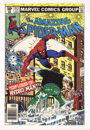 The Amazing Spider-Man Vol 1 212 FN+ (6.5) (1981) Newsstand