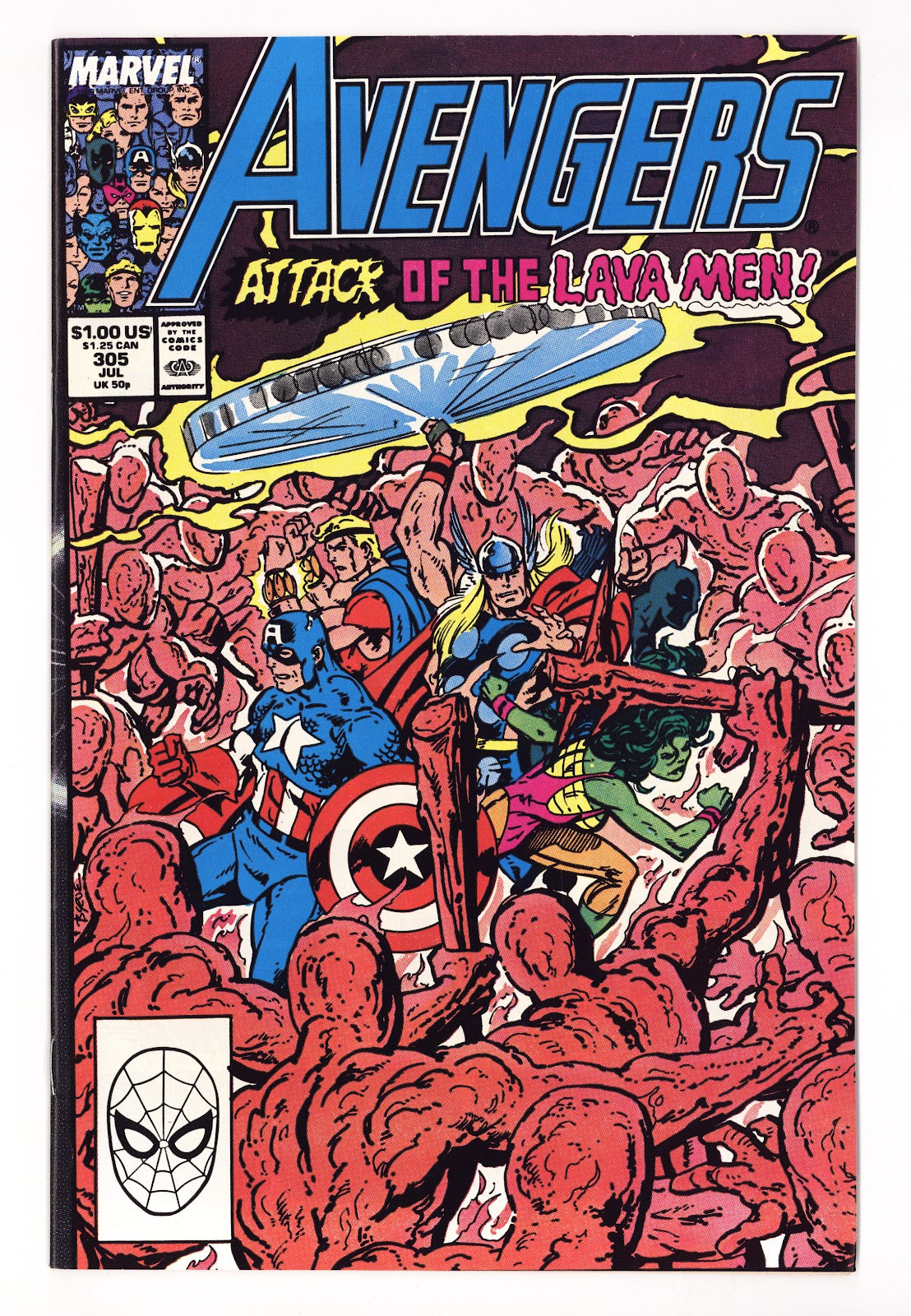 The Avengers Vol 1 305 High Grade (1989) 