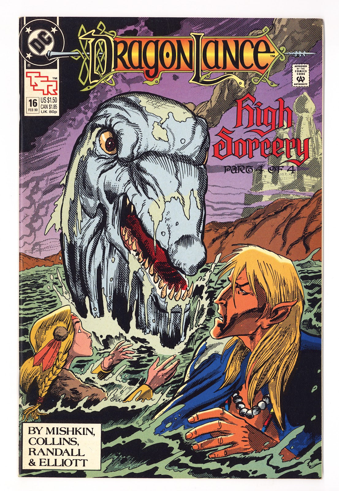 Dragonlance Comic Book 15 High Grade (1990) Direct 