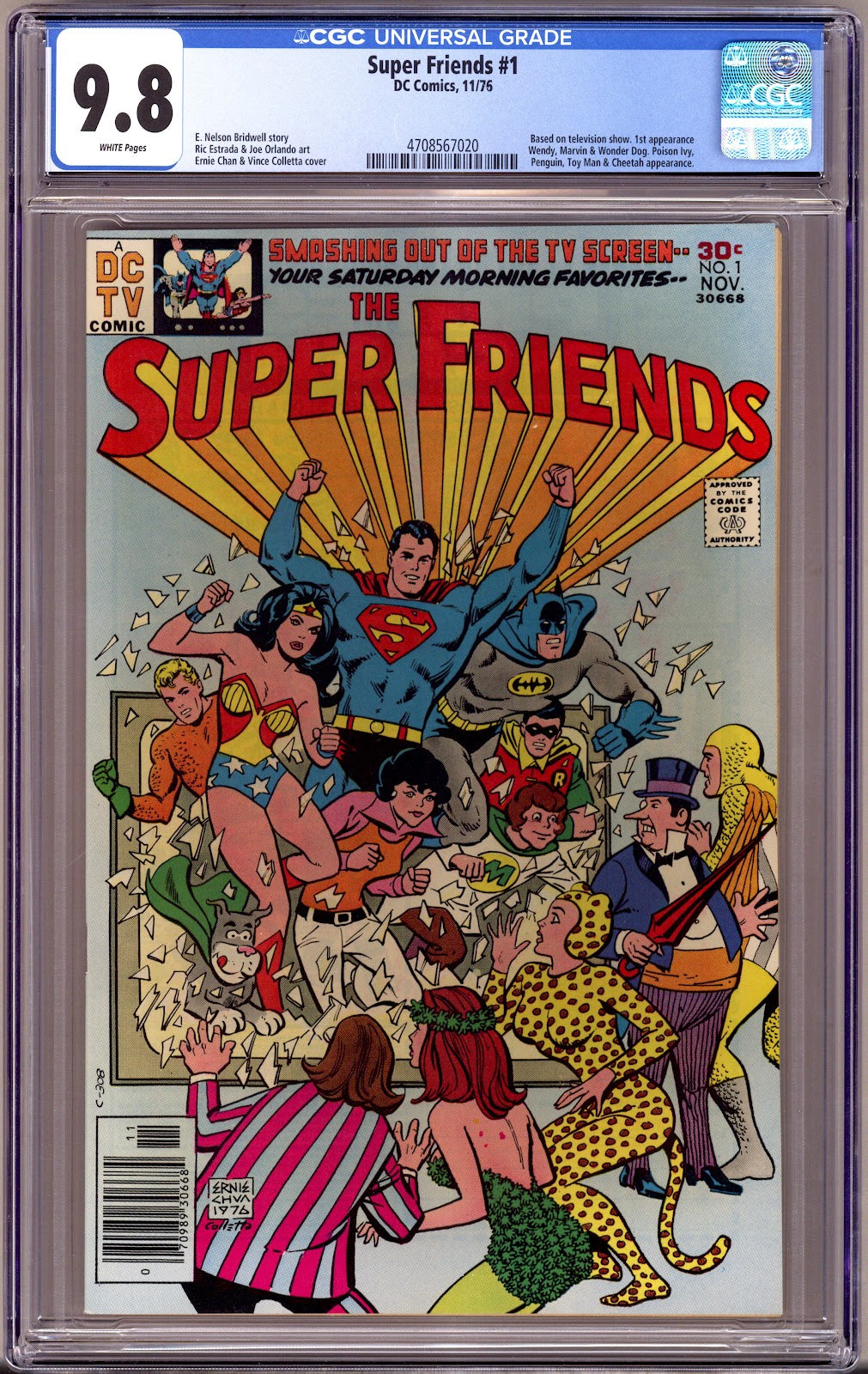 Super Friends Vol 1 1 CGC 9.8 (NM/M)   (1976)     