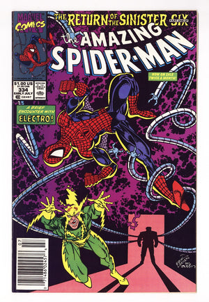 The Amazing Spider-Man Vol 1 334 Mid Grade (1990) Newsstand
