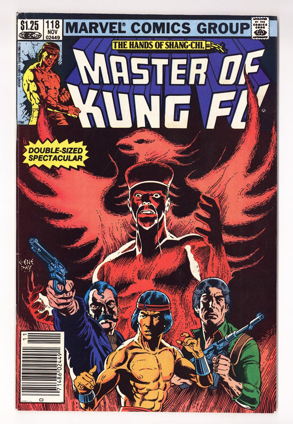 Master of Kung Fu Vol 1 118  Mid Grade   (1982)   Canadian Price Variant
