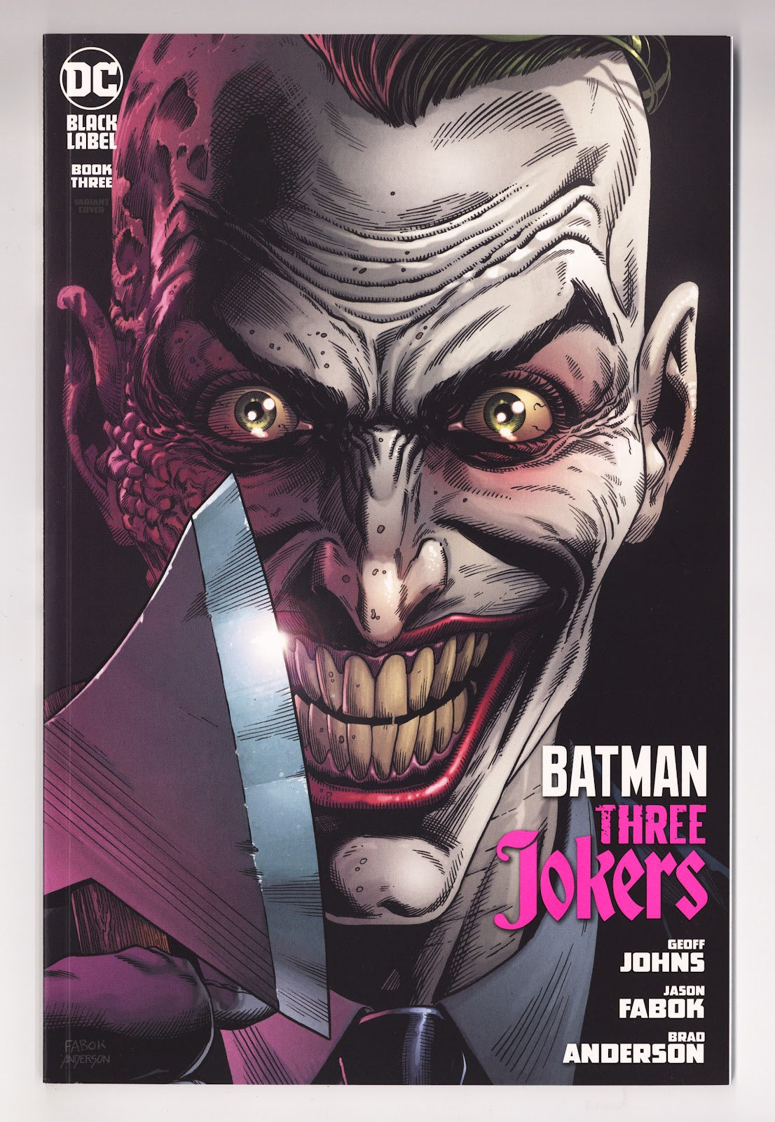 Batman: Three Jokers 3 High Grade (2020) Fabok Endgame Mohawk Variant 