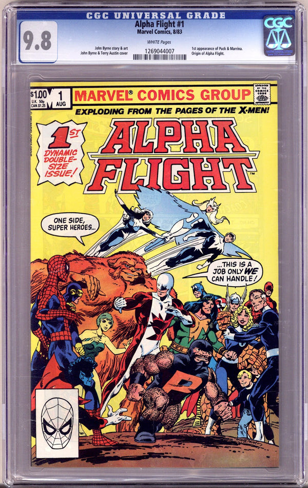 Alpha Flight Vol 1 1 CGC 9.8 (NM/M) (1983)