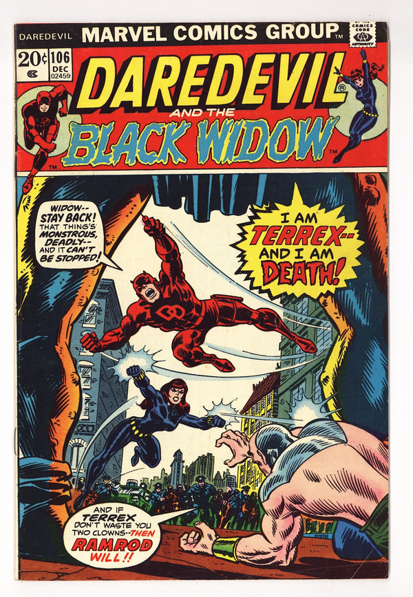 Daredevil Vol 1 106  FN- (5.5)   (1973)