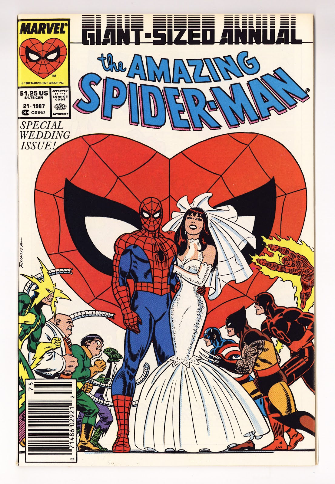 The Amazing Spider-Man Annual Vol 1 21 VF+ (8.5) (1987) Newsstand 