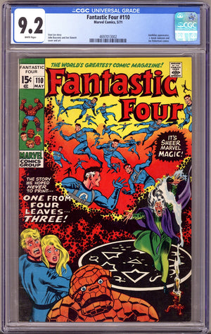 Fantastic Four Vol 1 110 CGC 9.2 (NM-)   (1971)
