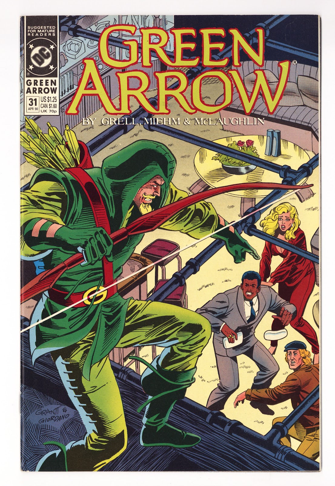 Green Arrow Vol 2 31  High Grade   (1990)