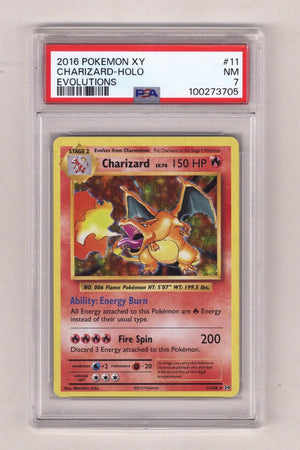 Pokemon Xy Evolutions Charizard - Holo PSA Near Mint 7 (2016)