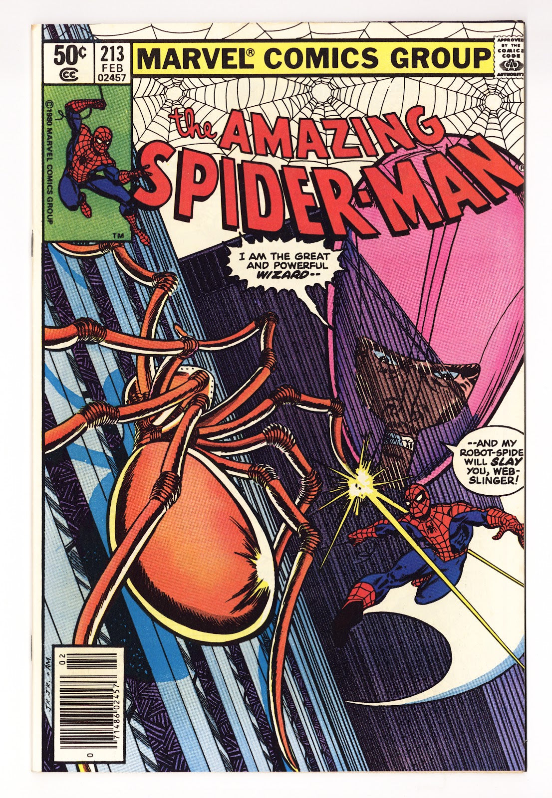 The Amazing Spider-Man Vol 1 213  VF/NM (9.0)   (1981)   Newsstand