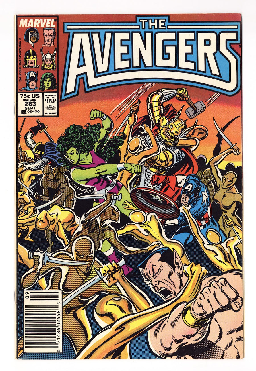 The Avengers Vol 1 283  Mid Grade   (1987)   Newsstand  