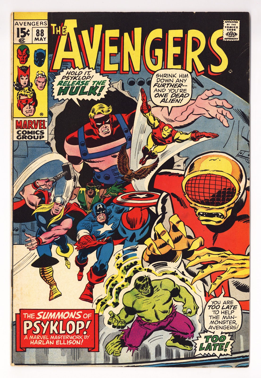 The Avengers Vol 1 88 FN/VF (7.0) (1971) 