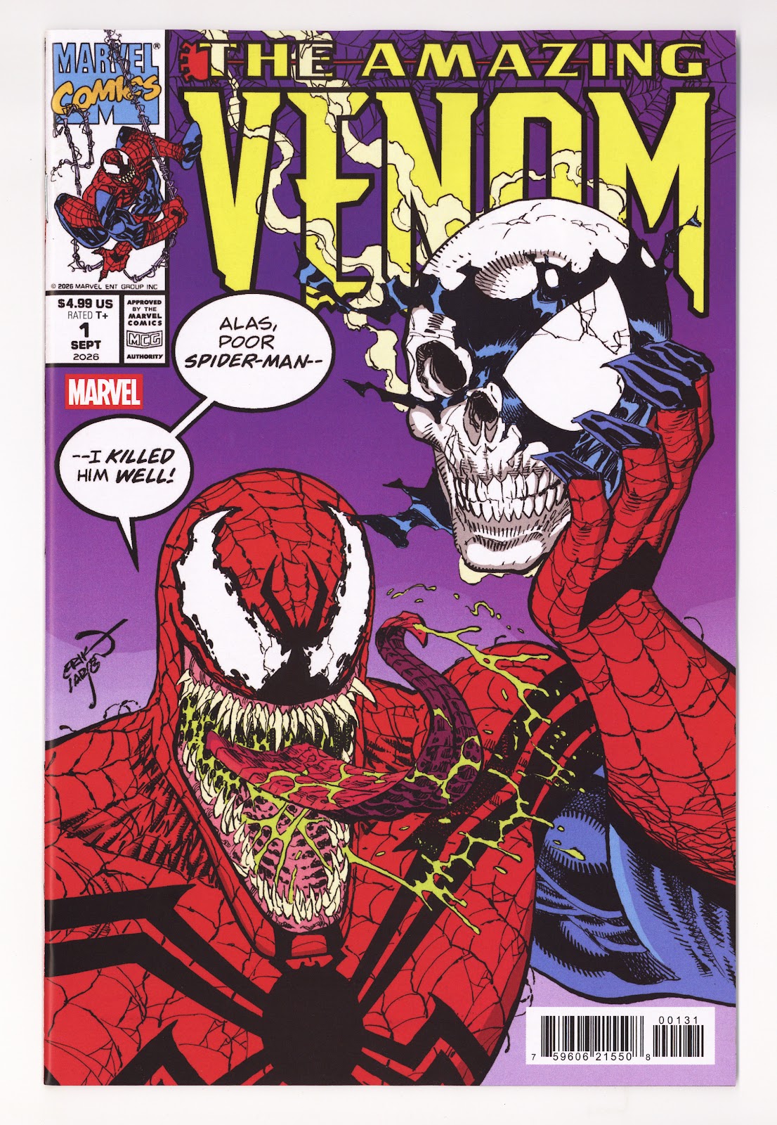 The Amazing Venom #1 (2026) Larsen Homage Variant